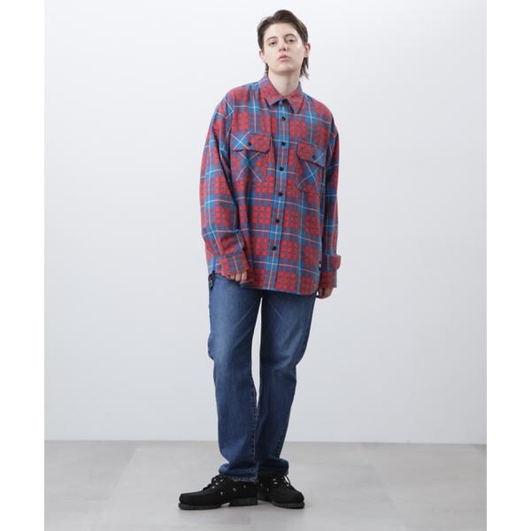 マナスタッシュ（Manastash）/MANASTASH／マナスタッシュ／ZIP FLANNEL SHIRTS／ジップフランネルシャツ_4