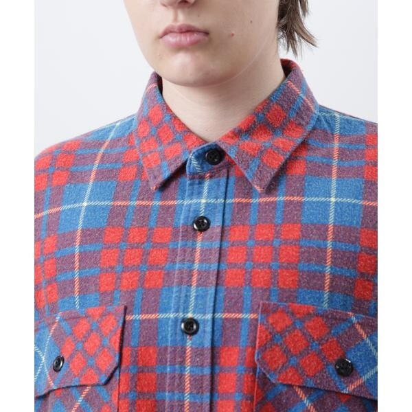 マナスタッシュ（Manastash）/MANASTASH／マナスタッシュ／ZIP FLANNEL SHIRTS／ジップフランネルシャツ_7