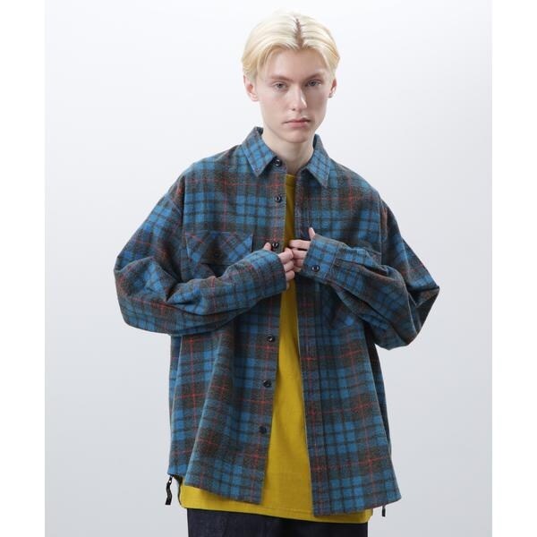 マナスタッシュ（Manastash）/MANASTASH／マナスタッシュ／ZIP FLANNEL SHIRTS／ジップフランネルシャツ_13