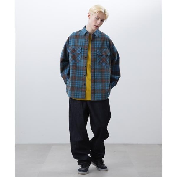マナスタッシュ（Manastash）/MANASTASH／マナスタッシュ／ZIP FLANNEL SHIRTS／ジップフランネルシャツ_15