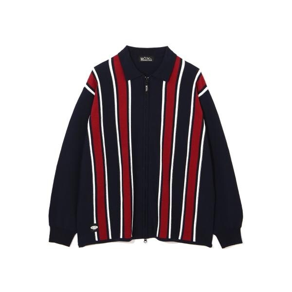 マナスタッシュ（Manastash）/MANASTASH／マナスタッシュ／MCA STRIPE ZIP KNIT／ストライプジップニット
