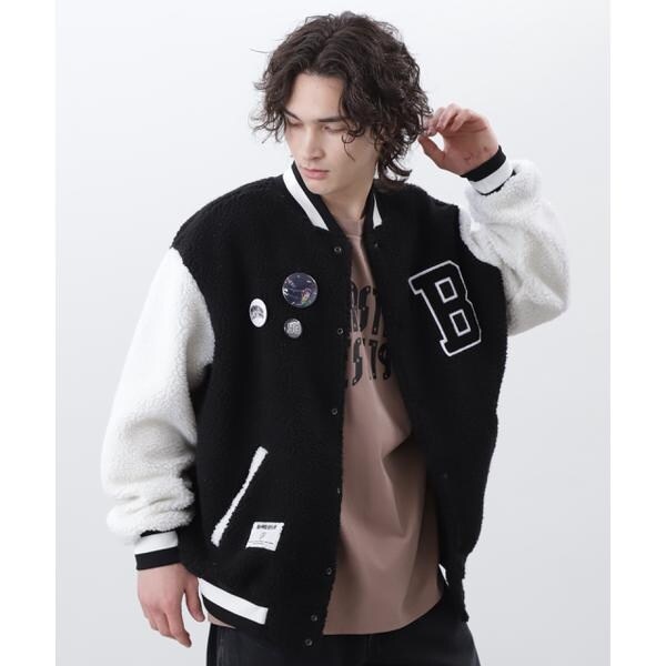 マナスタッシュ（Manastash）/×BILLIONAIRE BOYS CLUB／BOA VARSITYJACKET WITH BADG_4