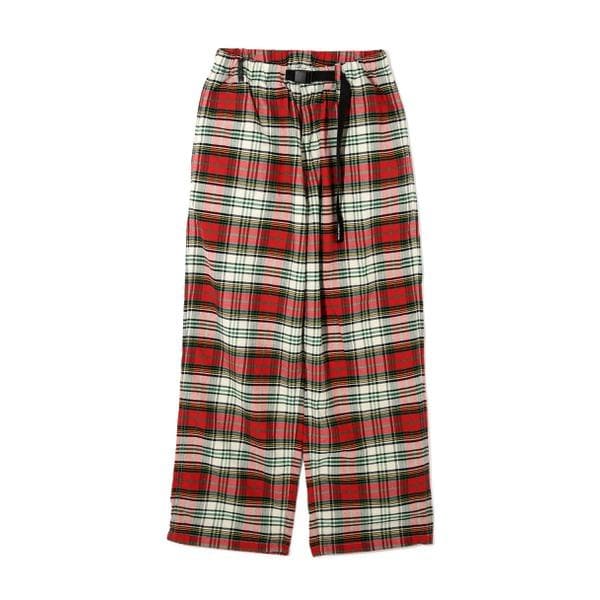 マナスタッシュ（Manastash）/MANASTASH／マナスタッシュ／WASHED PLAID STRING PANTS