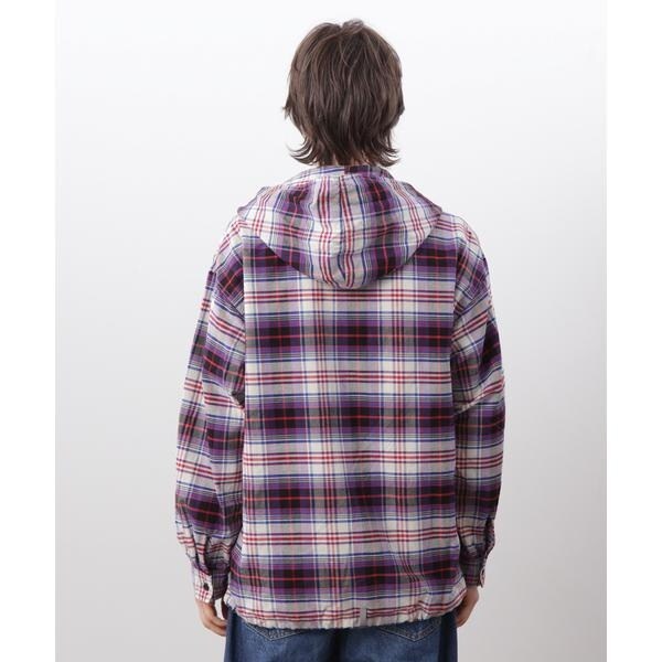 マナスタッシュ（Manastash）/MANASTASH／マナスタッシュ／WASHED PLAID BAJA HOODIE_6