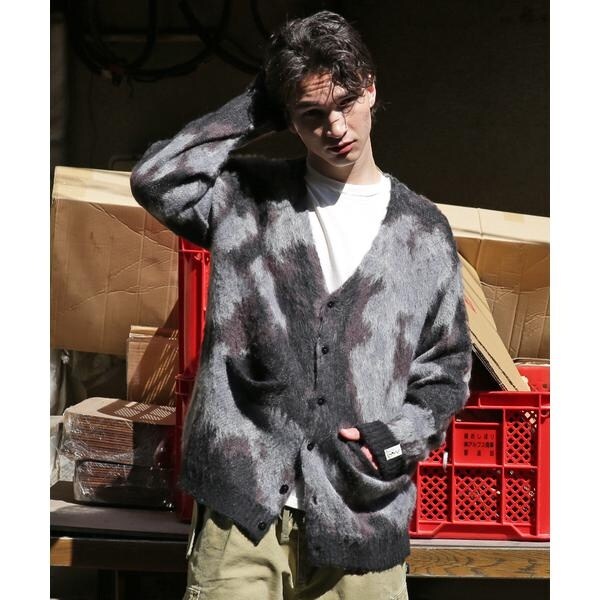 マナスタッシュ（Manastash）/MANASTASH／マナスタッシュ／BLURRY JAQUARD CARDIGAN_4