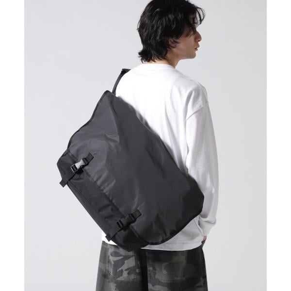マナスタッシュ（Manastash）/PACKING／パッキング／BLACK REFLECTIVE MESSENGER／リフレクティブメッ