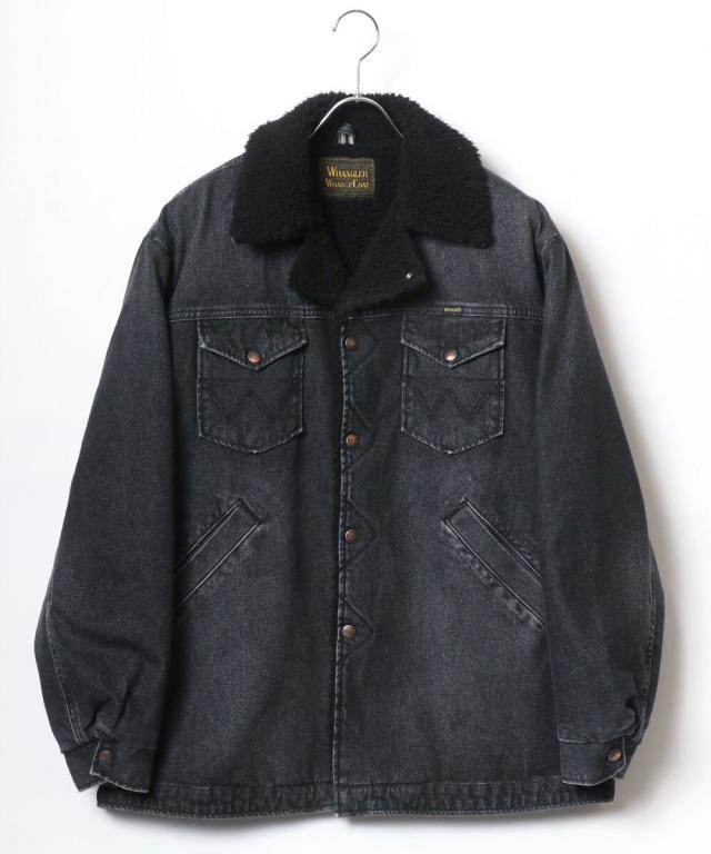 ラングラー（Wrangler）/【あったか裏ボア】 デニムランチコート メンズ レディース