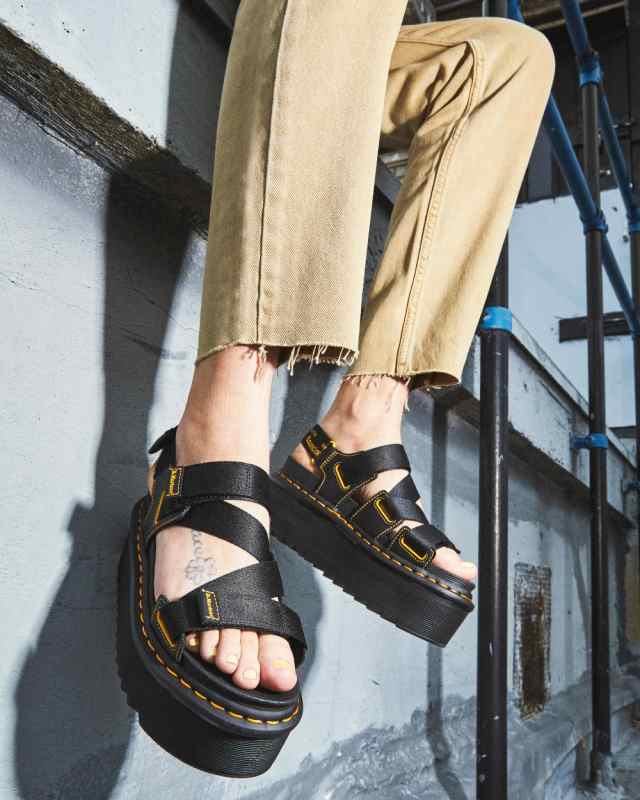 オンライン価格 Dr.Martens (QUAD ZEBRILUS KIMBER サンダル) - 靴