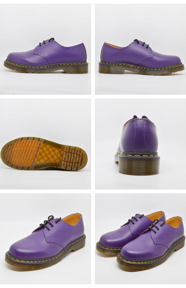 【極美品】ドクターマーチン★3ホール★1461★AW006★シューズ 23cm紫 中古】dr.martens(ドクターマーチン)レディース3ホール【UK5