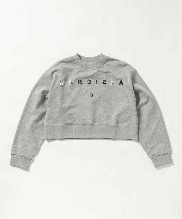 エムエムシックス　メゾン　マルジェラ（MM6 Maison Margiela）/MM6 Maison MargielaKids &amp; Junior ロゴ長袖スウェットプルオーバー