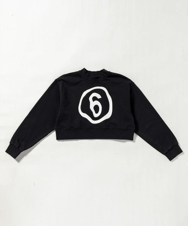 エムエムシックス　メゾン　マルジェラ（MM6 Maison Margiela）/MM6 Maison Margiela Kids &amp; Junior ロゴ長袖スウェットプルオーバー