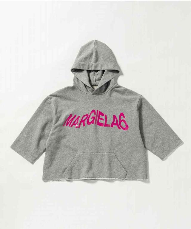 エムエムシックス　メゾン　マルジェラ（MM6 Maison Margiela）/MM6 Maison Margiela Kids &amp; Junior ブランドロゴフーディーパーカー