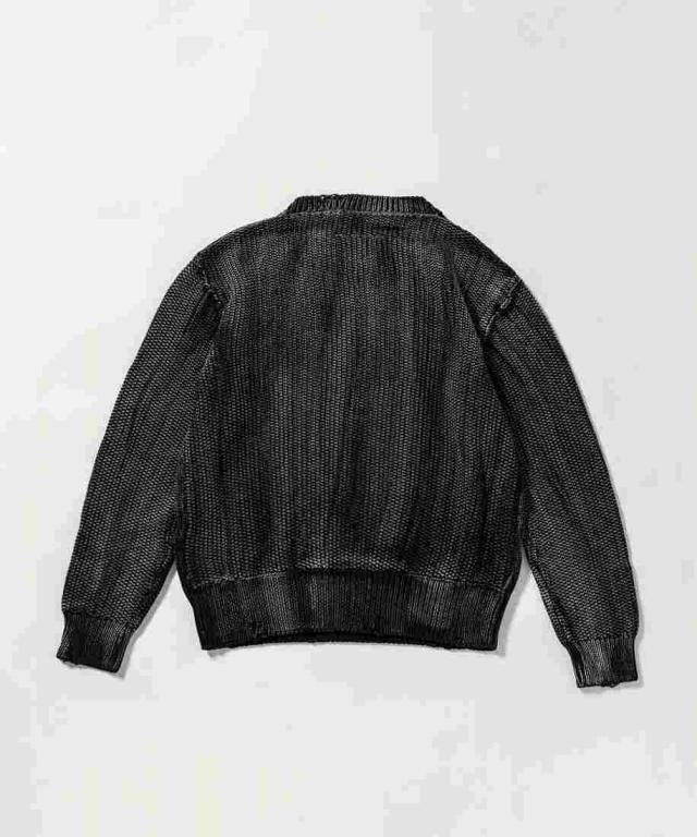 MM6 Maison Margiela ブラックニットセーター MM6 Maison Margiela