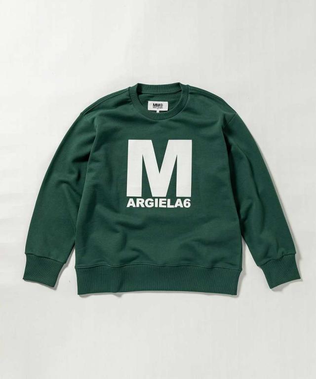エムエムシックス　メゾン　マルジェラ（MM6 Maison Margiela）/MM6 Maison Margiela Kids &amp; Junior ロゴ長袖スウェットプルオーバー