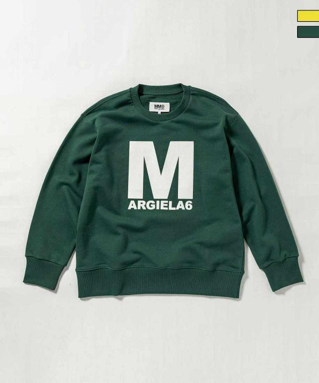 エムエムシックス　メゾン　マルジェラ（MM6 Maison Margiela）/MM6 Maison Margiela Kids & Junior ロゴ長袖スウェットプルオーバー