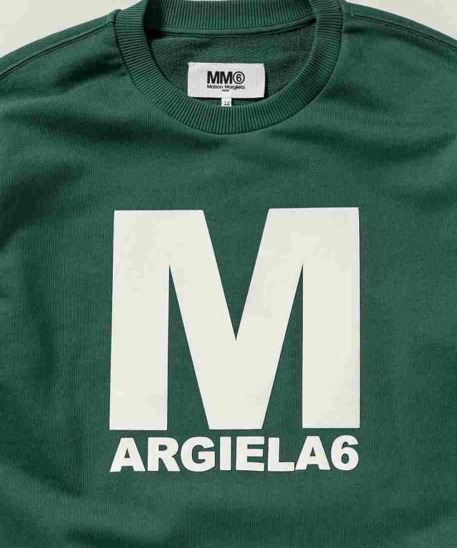 エムエムシックス　メゾン　マルジェラ（MM6 Maison Margiela）/MM6 Maison Margiela Kids & Junior ロゴ長袖スウェットプルオーバー