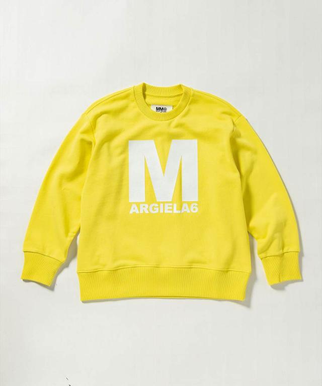 エムエムシックス　メゾン　マルジェラ（MM6 Maison Margiela）/MM6 Maison Margiela Kids & Junior ロゴ長袖スウェットプルオーバー