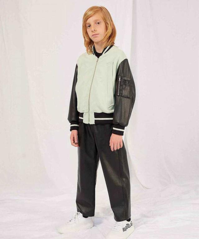 エムエムシックス　メゾン　マルジェラ（MM6 Maison Margiela）/MM6 Maison Margiela バックブランドロゴジップアップブルゾン_3