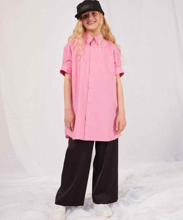 エムエムシックス　メゾン　マルジェラ（MM6 Maison Margiela）/MM6 Maison Margiela Kids & Junior 半袖シャツワンピース_1
