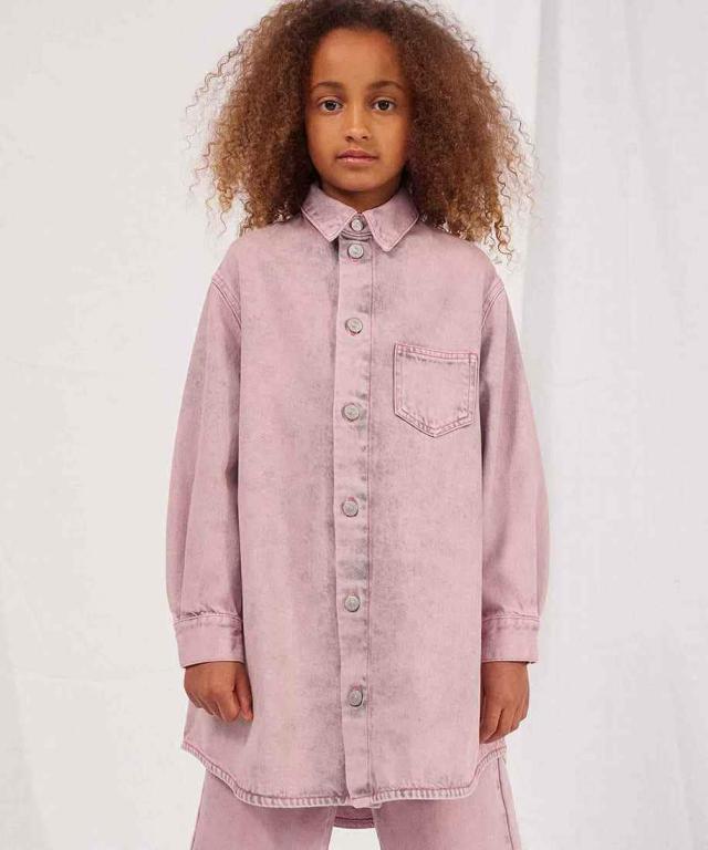 エムエムシックス　メゾン　マルジェラ（MM6 Maison Margiela）/MM6 Maison Margiela Kids &amp; Junior デニム長袖シャツワンピース
