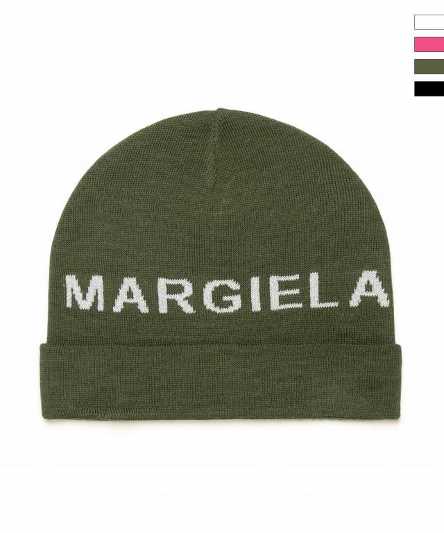 【NEW】エムエムシックス　メゾン　マルジェラ（MM6 Maison Margiela）/MM6 Maison Margiela Kids & Junior ブランドロゴニットキャップ 6,028円
