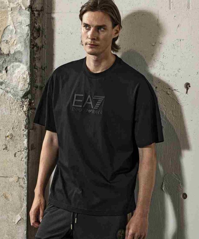 イーエーセブン（EASEVEN）/EMPORIO ARMANI EA7 エンボスロゴ半袖Tシャツ
