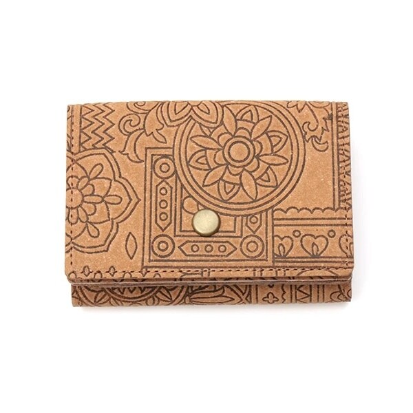 チチカカ（titicaca）/ボンデッドレザーファイバー三折り財布【WEB限定