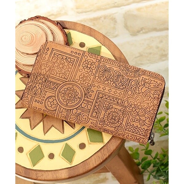 チチカカ（titicaca）/ボンデッドレザーファイバー長財布【WEB限定】