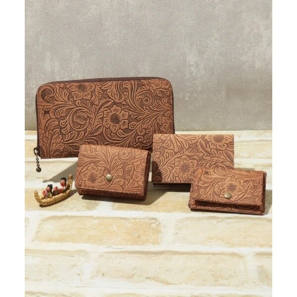 チチカカ（titicaca）/ボンデッドレザーファイバー長財布【WEB限定】の