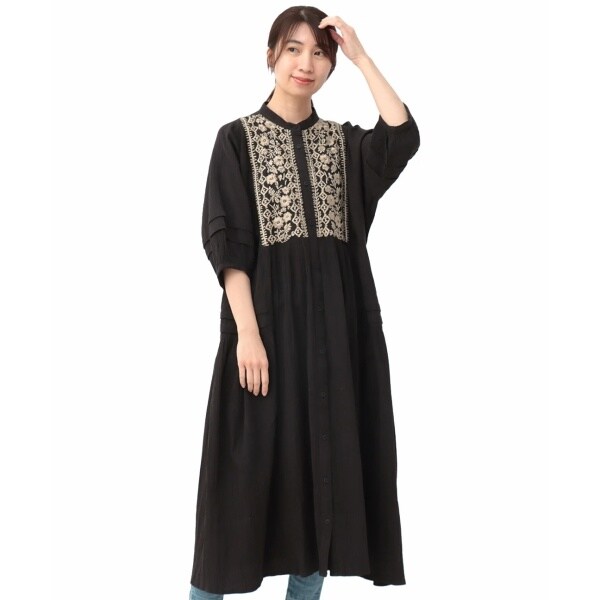 チチカカ（titicaca）/Rico フロールハンド刺繍楊柳ワンピース