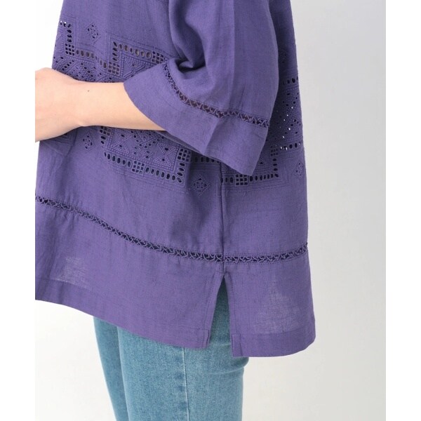 チチカカ（titicaca）/Rico カットワークエンブロイダリーシャツ
