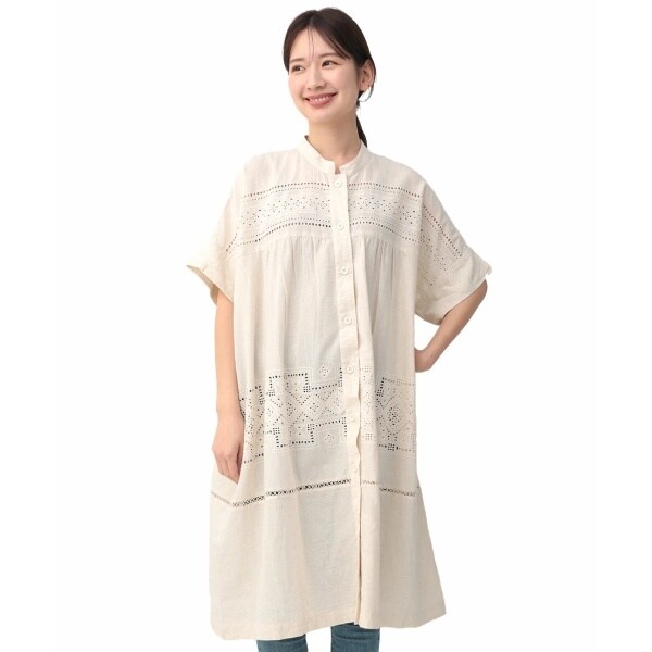 チチカカ（titicaca）/Rico カットワークエンブロイダリーワンピース