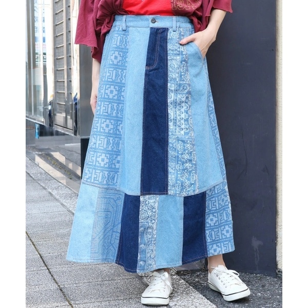 チチカカ（titicaca）/パッチデニムスカート