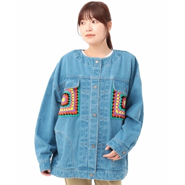 チチカカ（titicaca）/Rico モチーフデニムジャケットの通販はau PAY 