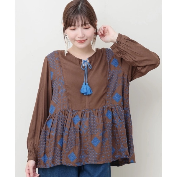 チチカカ（titicaca）/Shanti Shanti ジオメトリープルオーバー【WEB