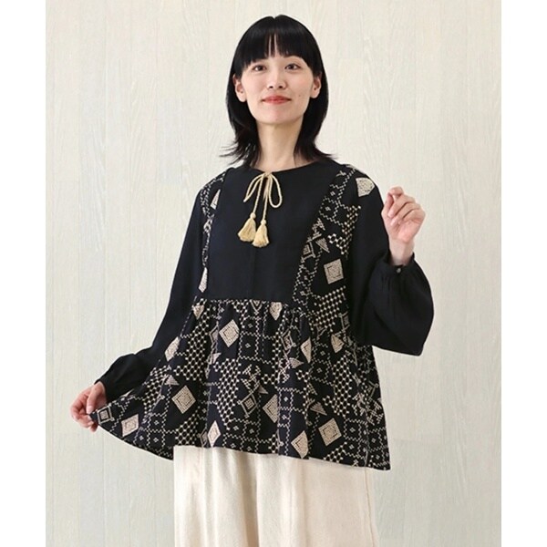 チチカカ（titicaca）/Shanti Shanti ジオメトリープルオーバー【WEB