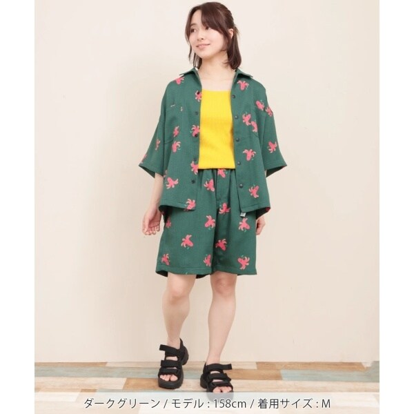 チチカカ（titicaca）/go slow caravan ブッチャー総柄プリント