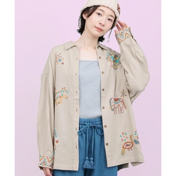 チチカカ（titicaca）/Rico カンタ刺繍モチーフシャツ