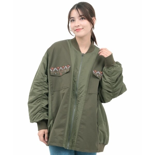 チチカカ（titicaca）/リメイク風切替MA−1