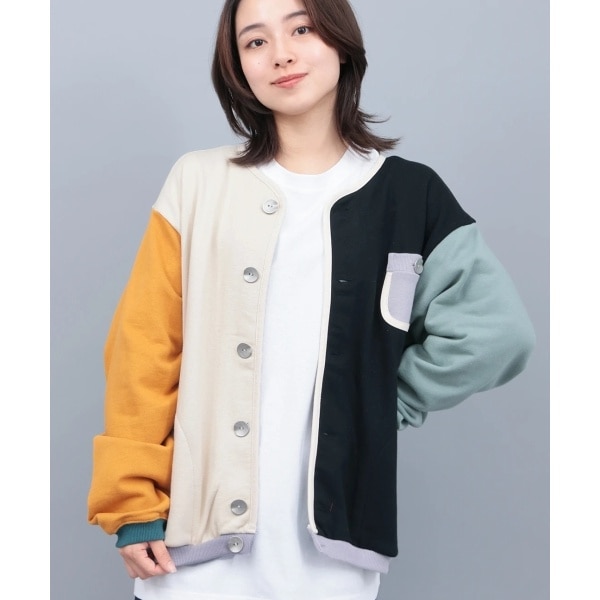 チチカカ（titicaca）/go slow caravan 裏毛クレイジーカーディガン【WEB限定】