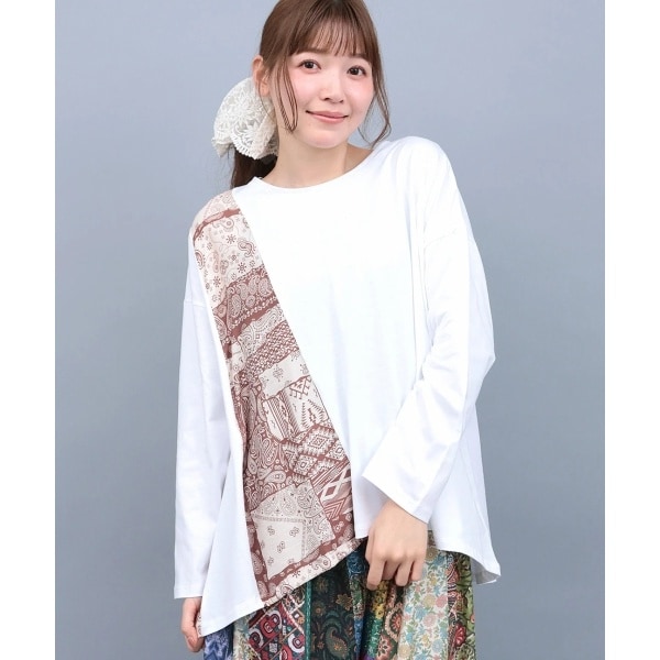 kazu〜新品 ティッカ⭐︎ 羽織　プルオーバー チチカカ（titicaca）/ランダム柄切替プルオーバーの通販はau PAY