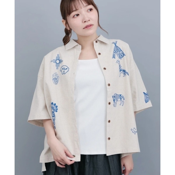 チチカカ（titicaca）/カッチーナ刺繍シャツ_1