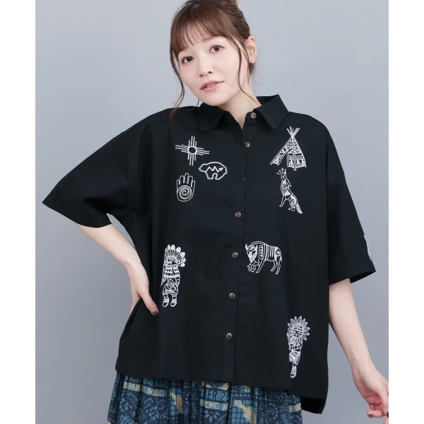 チチカカ（titicaca）/カッチーナ刺繍シャツ