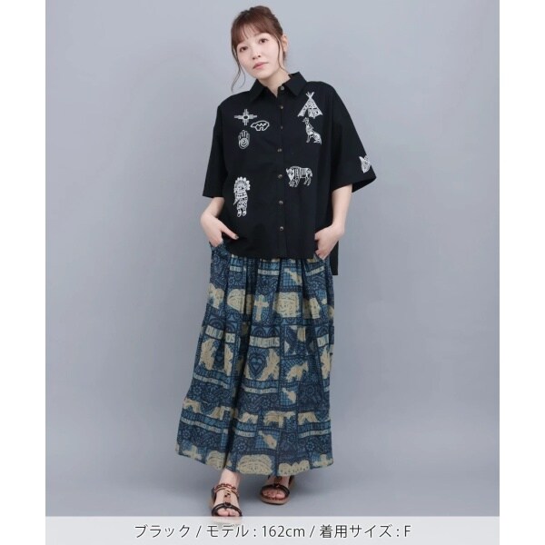 チチカカ（titicaca）/カッチーナ刺繍シャツ_4