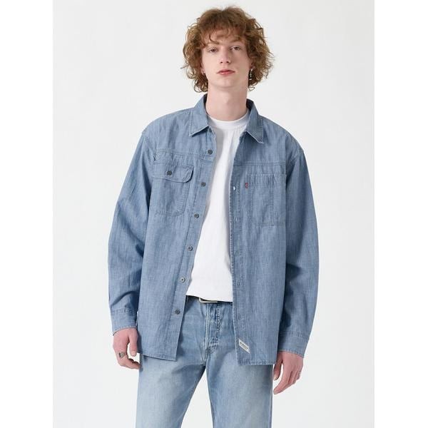 リーバイス（Levi’s）/ワーカーシャツ ブルー LINDE CHAMBRAY