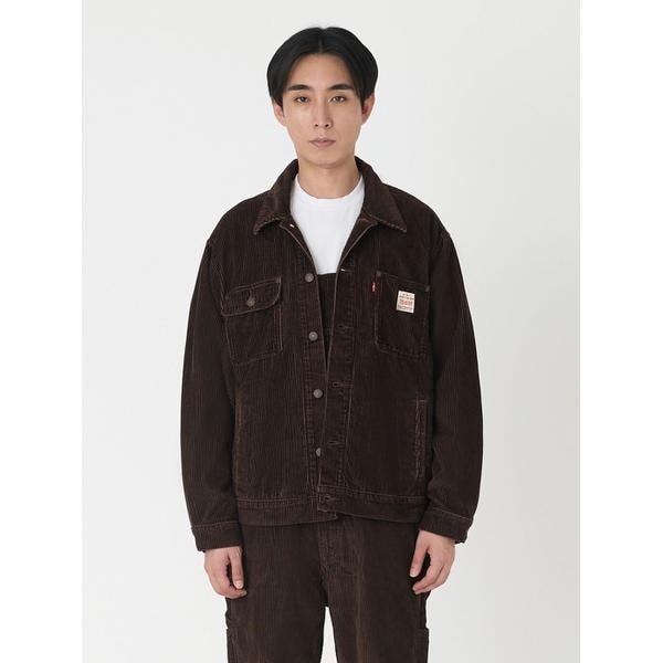 リーバイス（Levi’s）/WORKWEAR SUNRISE トラッカージャケット ブラウン BLACK COFFEE