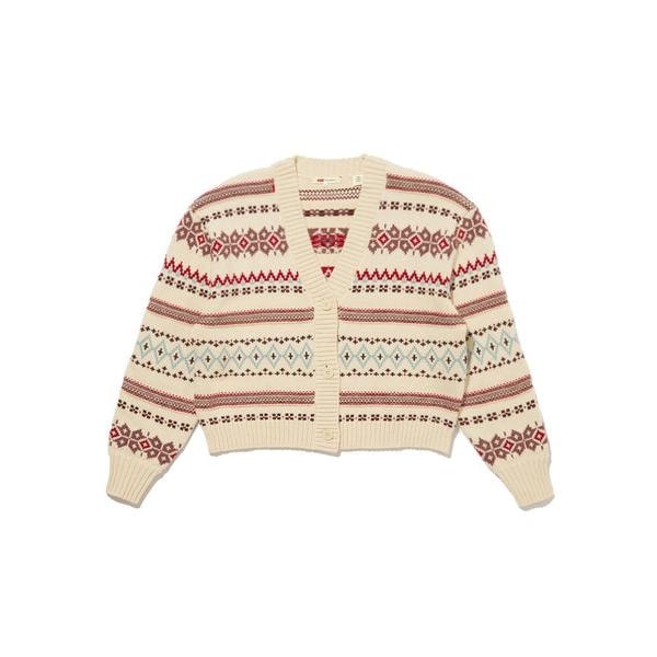 カーディガン Levi's/リーバイス GALA FAIRISLE カーディガン ベージュ HAYLEY レディース GALA FAIRISLE カーディガン | リーバイス(Levi's) | マルイ