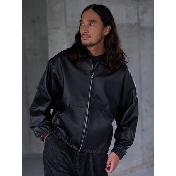 リーバイス（Levi's）/PREMIUM BLACK FULLZIP SPORTS LEATHER JACKETの