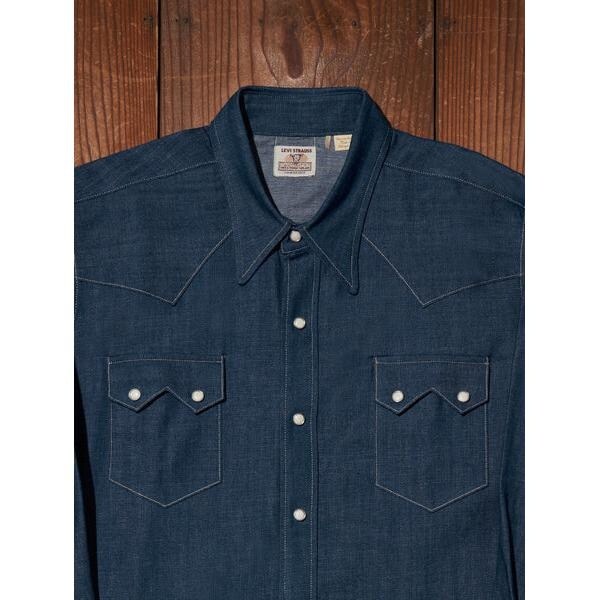 リーバイス（Levi’s）/LEVI’S(R) VINTAGE CLOTHING ショートホーンシャツ リジッド_2
