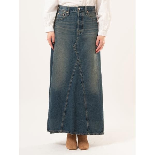リーバイス（Levi’s）/ICONIC ロングスカート ミディアムインディゴ